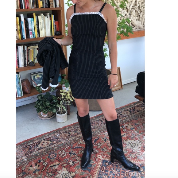 Vintage 90's pinstripe 2-piece suit size XS - Picture 2 of 6